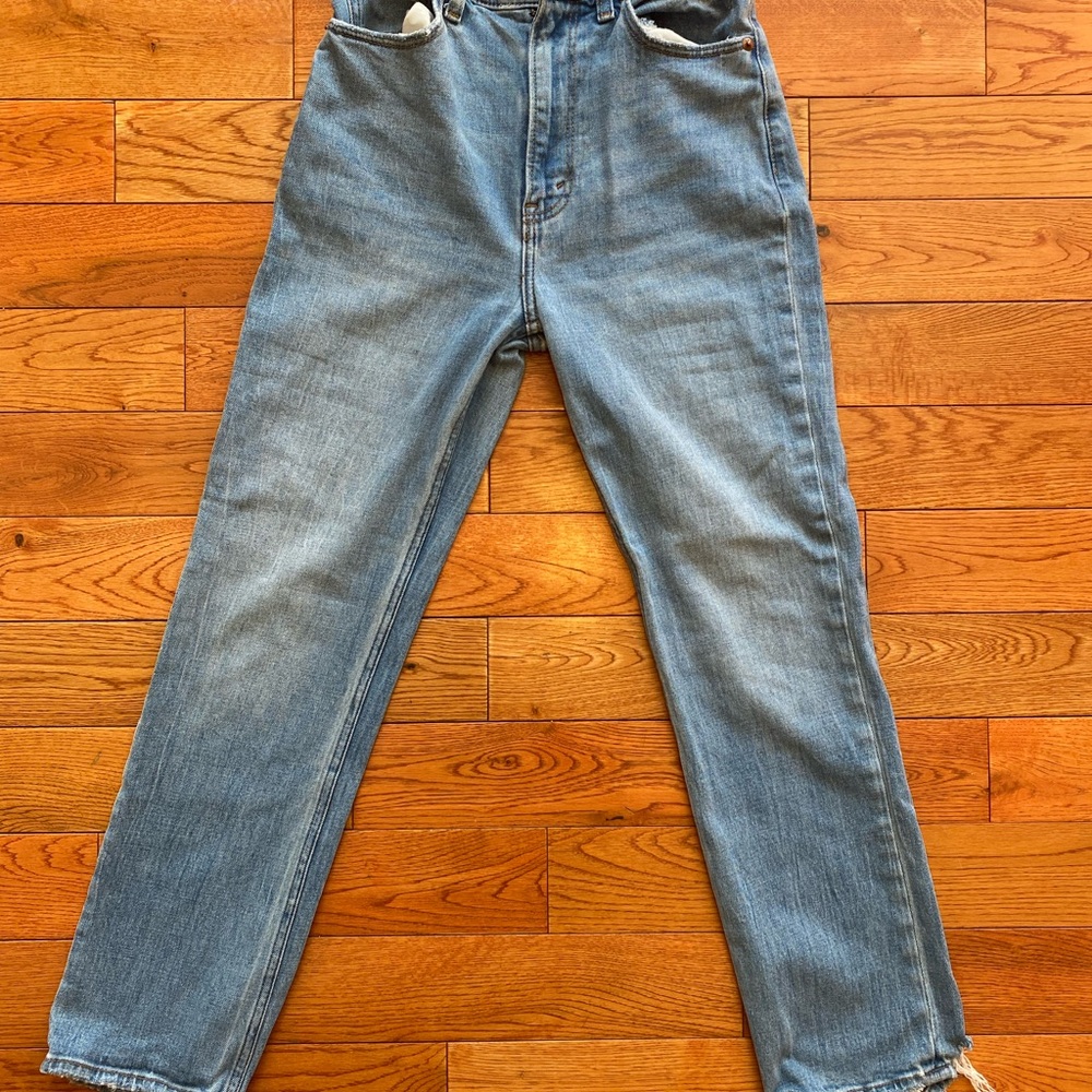 Abercrombie & Fitch High Rise Blue Jeans